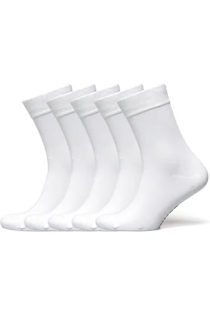 Frank Dandy Bamboo Solid Crew Sock White