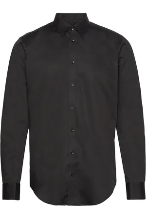 BOSWEEL SHIRTS EST. 1937 Slim Fit Mens Shirt Black