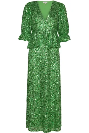 Notes Du Nord Hillary Dress Green