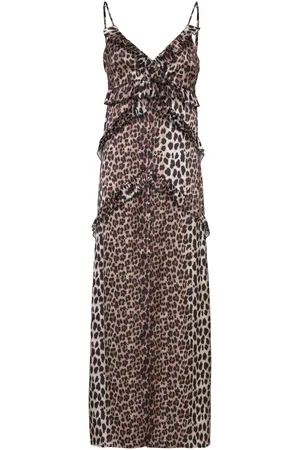 Notes Du Nord Hayes Recycled Maxi Dress Brown