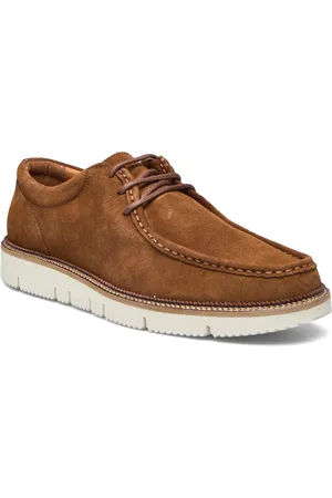 GARMENT PROJECT Eilo Vibram Low - Cognac Suede Brown