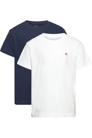 GANT C-Neck T-Shirt 2-Pack Patterned