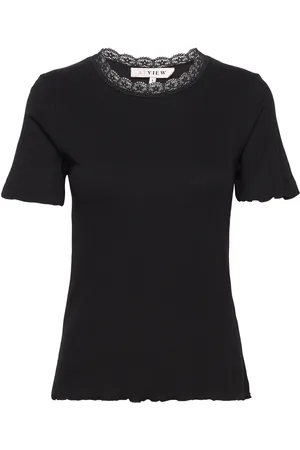 A-View Florine Ss Top Black