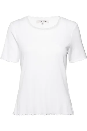 A-View Florine Ss Top White