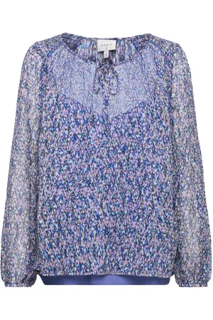Dante 6 D6Mannet Bohemian Print Top Blue