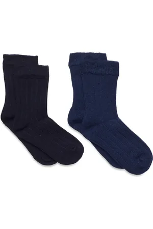 Minymo Ankle Sock - Rib Navy