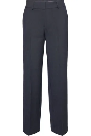 SELECTED Slfrita Mw Wide Pant Dark Sap Mel Noos Black