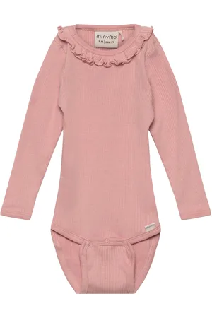 Minymo Body Ls Rib Pink
