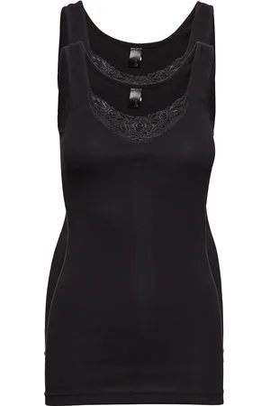 Missya Lace Wide Strap 2 Pack Black