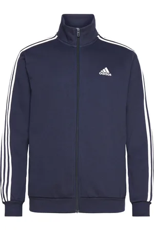 adidas Sportswear Basic 3 Stripes Fleece Tracksuit Navy