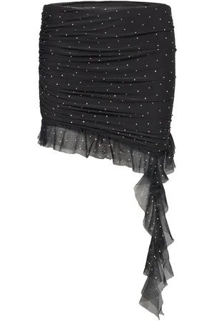 ROTATE Mesh Mini Frill Skrit Black