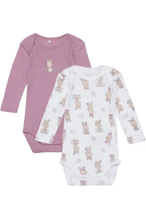 NAME IT Nbfbody 2P Ls Orchid Haze Rabbit Noos Patterned
