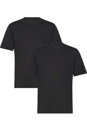TOM TAILOR Double Pack Crew Neck Tee Black