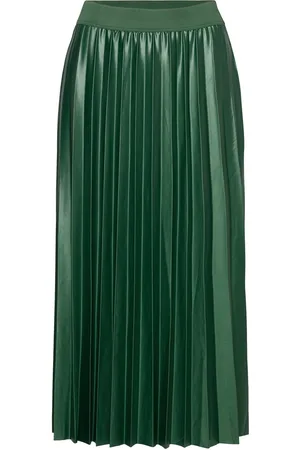 VILA Vinitban Midi Skirt - Noos Green