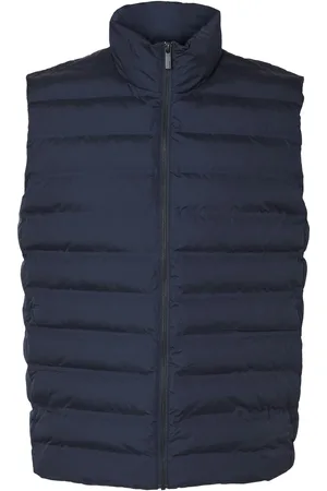 SELECTED Slhbarry Quilted Gilet Noos Navy
