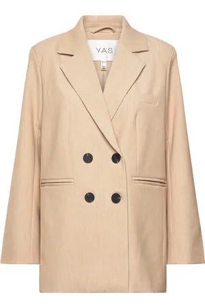 Y.A.S Likka Ls Over D Blazer S. Beige