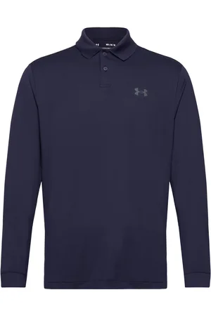 Under Armour Ua Performance 3.0 Ls Polo Navy