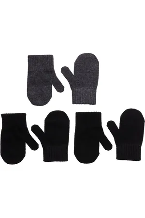 Mikk-Line Magic Mittens 3 Pack Black