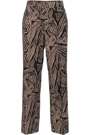 Culture Cumelania Printed Pants Black