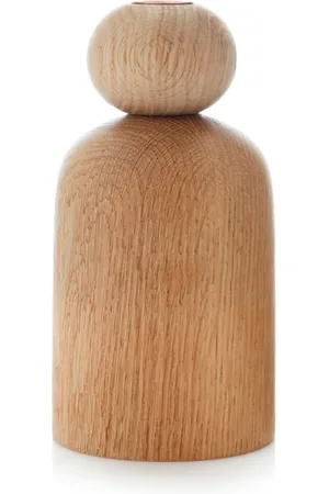 APPLICATA Shape, Ball Vase Brown