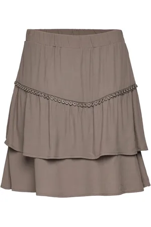 Dante 6 D6Chia Eyelet Mini Skirt Grey