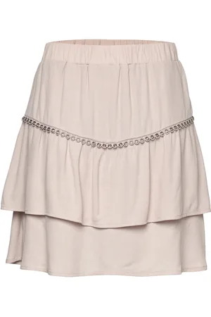 Dante 6 D6Chia Eyelet Mini Skirt Beige