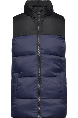 JACK & JONES Jjetoby Bodywarmer Collar Sn Jnr Jack & J S Blue