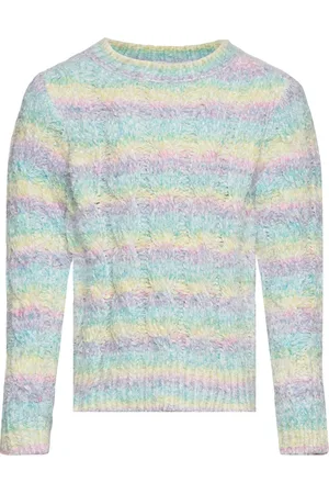 ONLY Kmgjolie L/S Structure O-Neck Knt Patterned