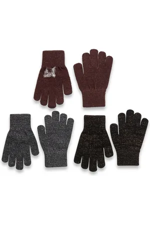 Mikk-Line Magic Gloves 3 Pack W. Lurex Patterned