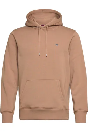 GANT Reg Shield Hoodie Beige