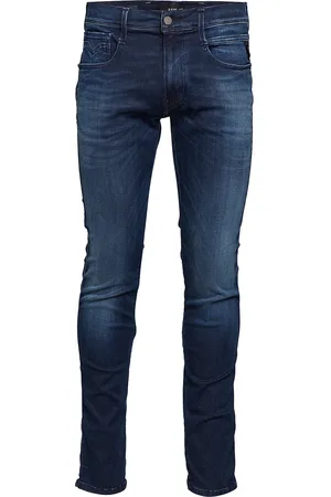 Replay Anbass Trousers Slim Hyper Cloud Blue