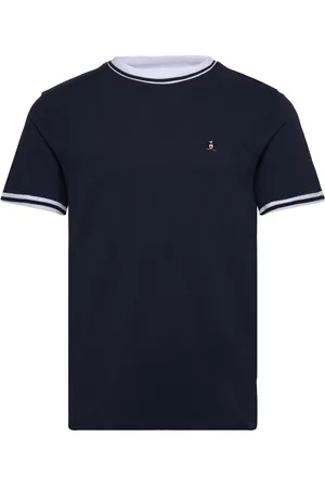 Original Penguin Org Piq Tee Ribbed T Blue
