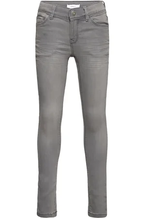 NAME IT Nkfpolly Skinny Jeans 1262-Ta Noos Grey