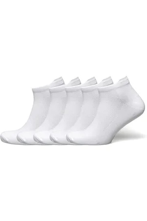 ZEBDIA 5-Pk Ancle Running Socks White