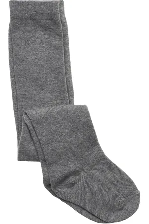 MANGO Cotton Stockings Grey