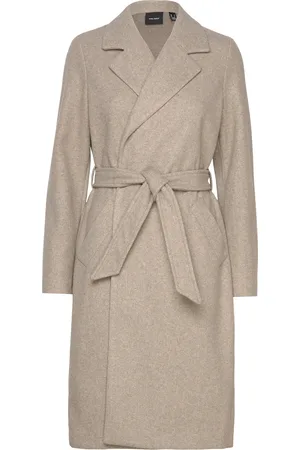VERO MODA Vmfortuneaya Ss23 Long Coat Noos Grey
