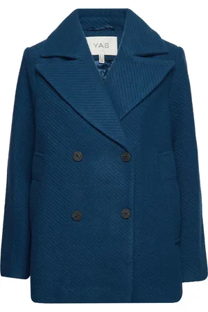 Y.A.S Inferno Wool Mix Jacket Blue