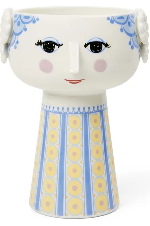 Bjørn Wiinblad Eva Vase H18.5 Blå Patterned