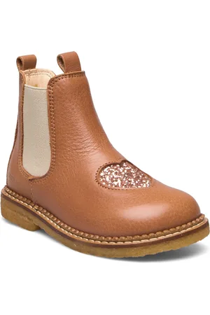 ANGULUS Booties - Flat - With Elastic Brown