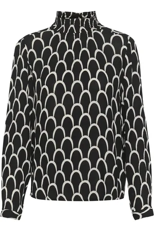 Kaffe Kakarina Amber Smock Blouse Black