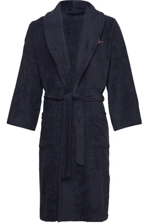 GANT Archive Shield Terry Robe Navy