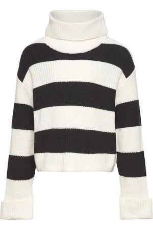 Lindex Knitted Sweater Polo Patterned