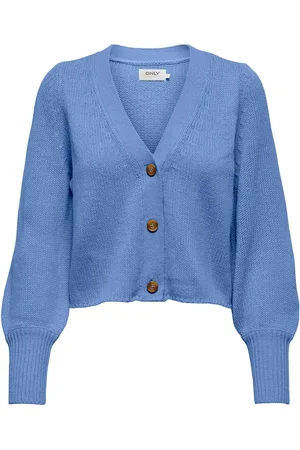 ONLY Kogbella Nicoya L/S Button Cardigan Knt Blue