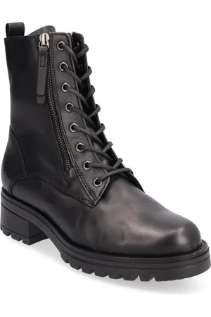 Gabor Laced Ankle Boot Black