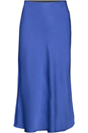 Y.A.S Pastella Hw Midi Skirt - Noos Blue