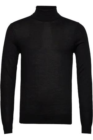 Casual Friday Cfkonrad Merino Roll Neck Knit Black