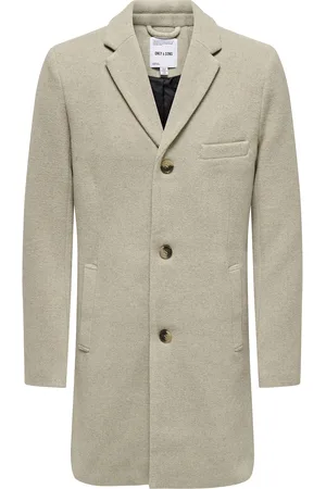 Only & Sons Onsjaylon Wool Coat Otw Beige