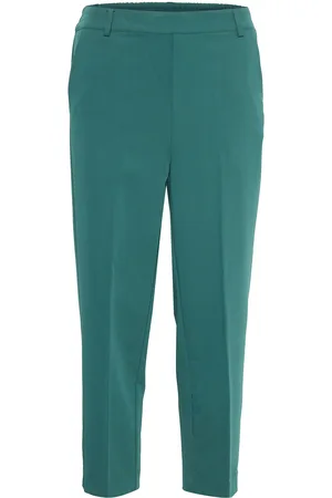 Kaffe Kasakura Hw Cropped Pants Green