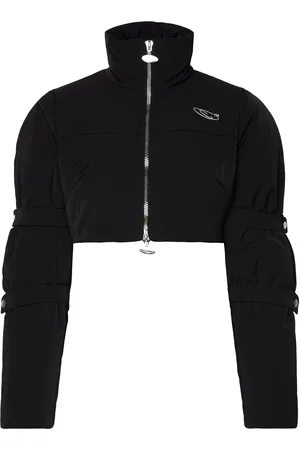 Cannari Concept Cropped Puffer Jacket Black