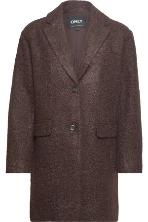 ONLY Onlpiper Texas Blazer Coat Cc Otw Brown